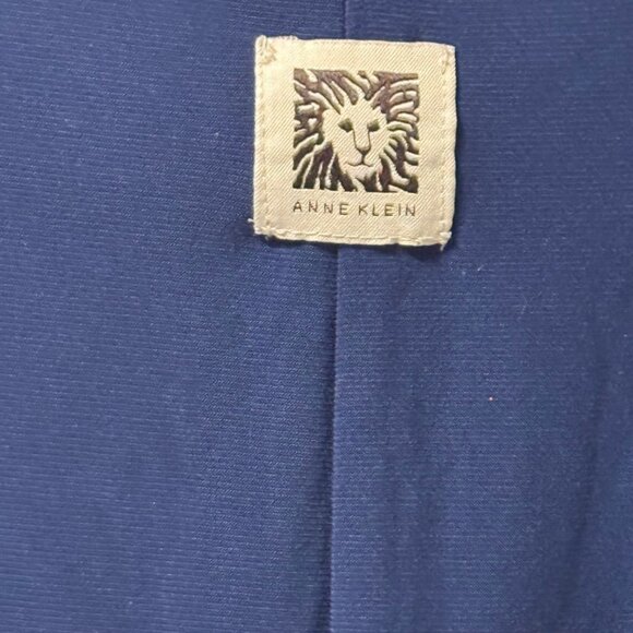 Anne Klein Sleeveless Dress With Geometric Pattern blue multi sz 2X??? dress - Picture 3 of 12